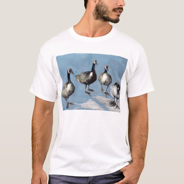 Friendly Canada Geese 2012 T-Shirt (Front)