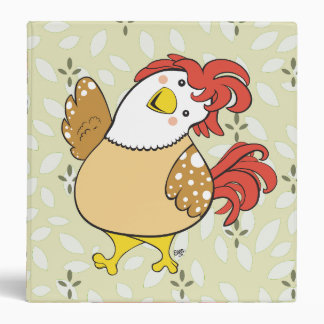 Friendly Chicken 3-Ring Binder