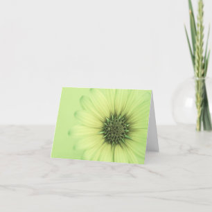 Friendly floral photocard with inside quote card