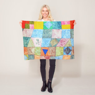 Friendly Game, Paul Klee Fleece Blanket