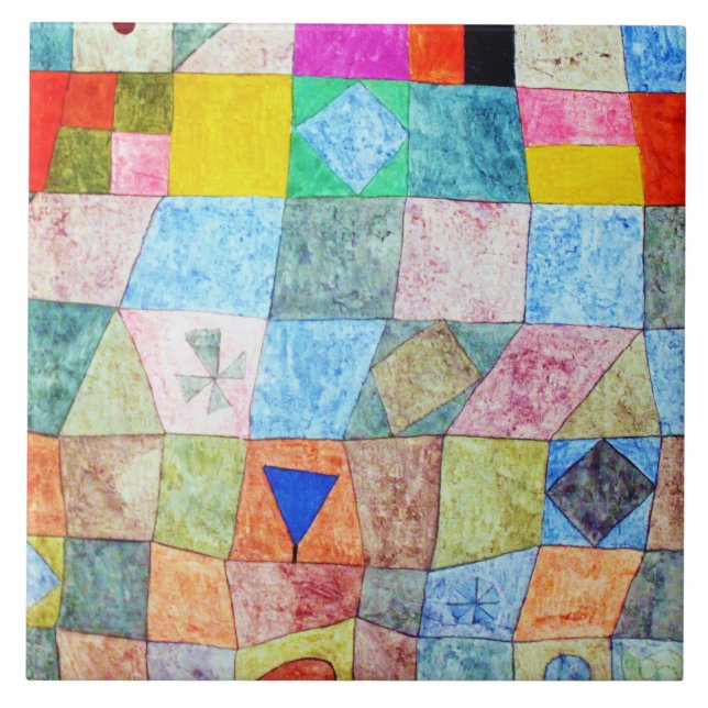 Friendly Game, Paul Klee Tile (Front)