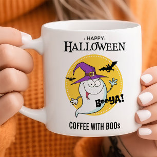 Friendly Ghost Customizable Halloween Coffee Mug