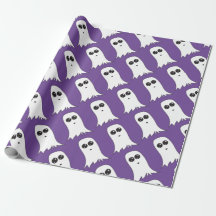 Friendly Ghost with purple background