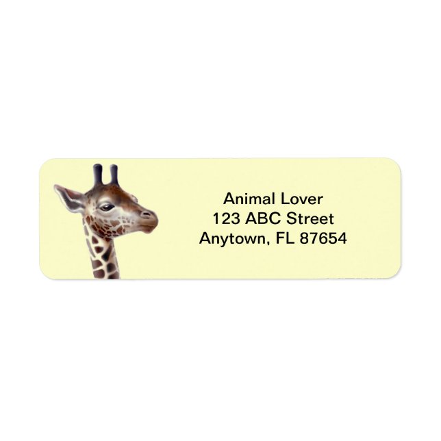 Friendly Giraffe Customizable (Front)