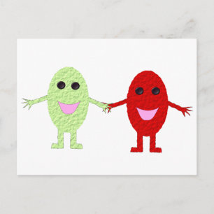 Friendly Grapes Postcard