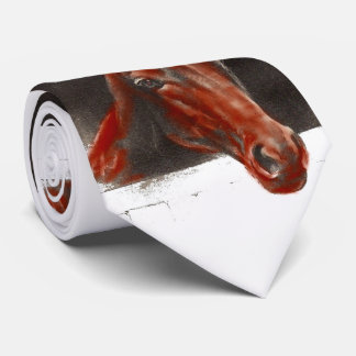 friendly horse print tie