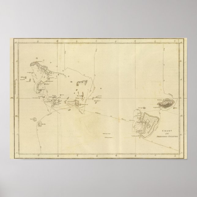 Friendly Islands Chart (Front)