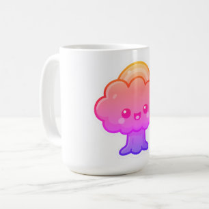 Friendly Kawaii Tree Coffee Mug