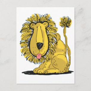 Friendly Lion Postcard