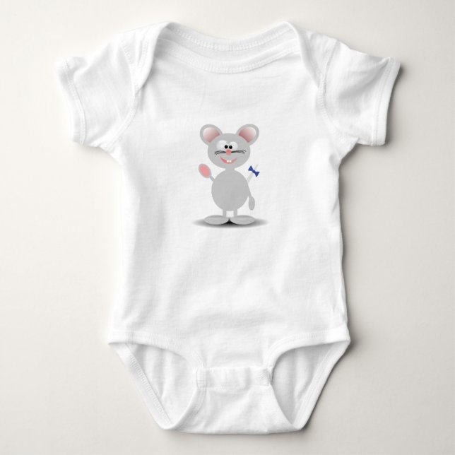 Friendly Mouse Baby Tee (Front)
