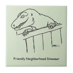 Friendly Neighbourhood Dinosaur Tile