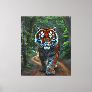 Friendly neighbourhood Tiger Canvas Print