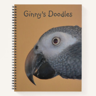 Friendly Parrot Sketchbook Notebook