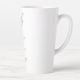 Friendly Pencil Back to School Design.  Latte Mug