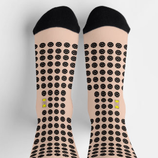 Friendly Pickleball logo & pickleball - CUSTOMIZE Socks