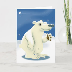 Friendly Polar Bear Card