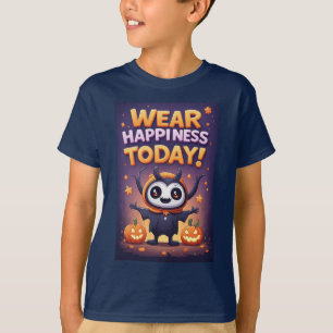 Friendly Pumpkin Character For Halloween T-Shirt