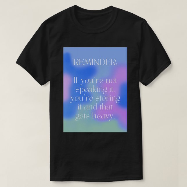 friendly reminder T-Shirt (Design Front)