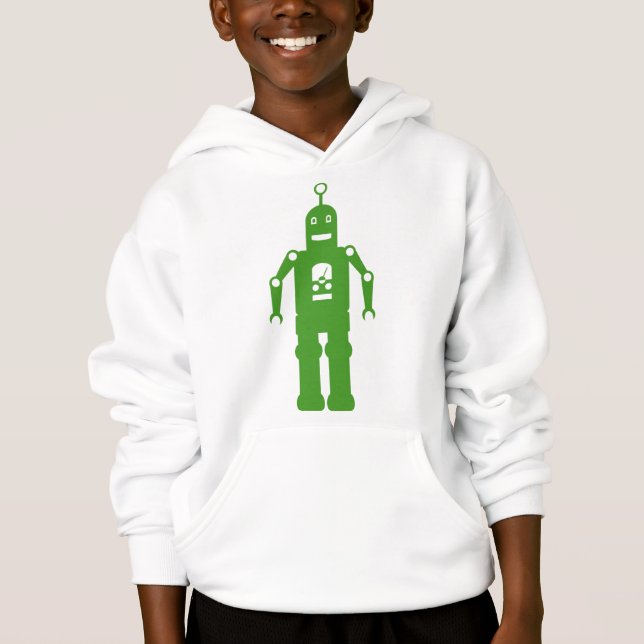 Friendly Robot - Avocado Green (Front)