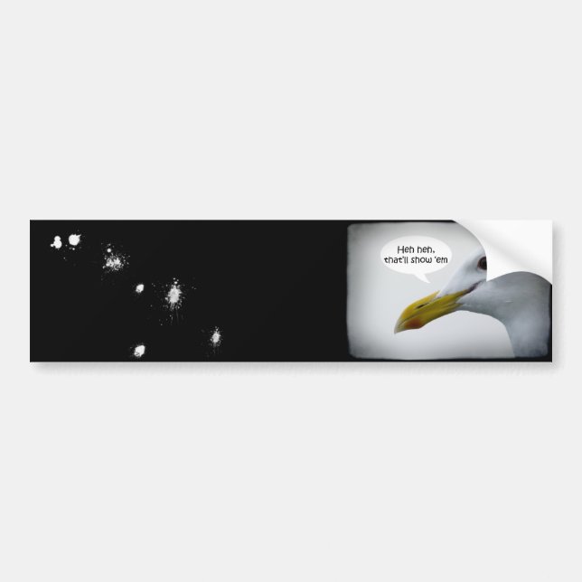 Friendly Seagull? Bumper Sticker (Front)