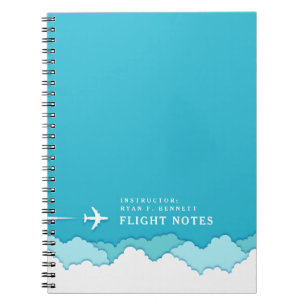 Friendly Skies   Flight Instructor   Custom Name  Notebook