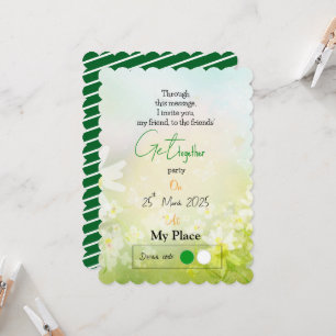 Friendly Spring  Invitation