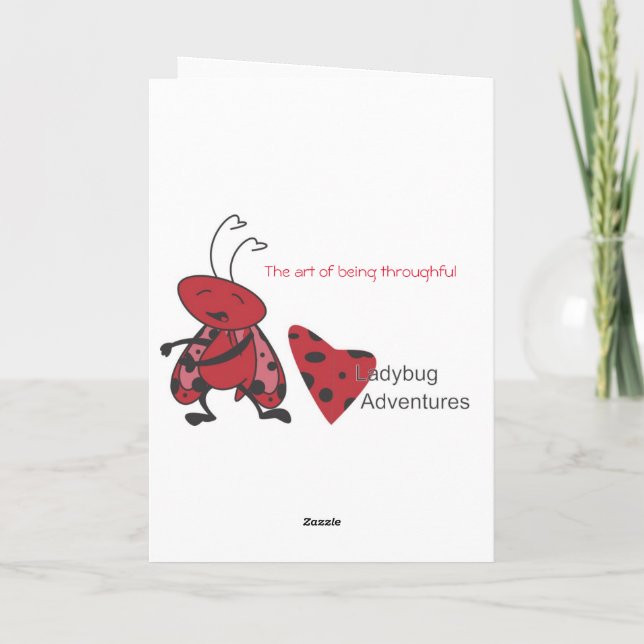 Friendly Squirrel Greeting Card (Back)