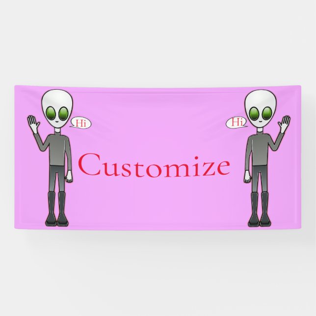 Friendly Waving Alien Thunder_Cove Banner (Horizontal)