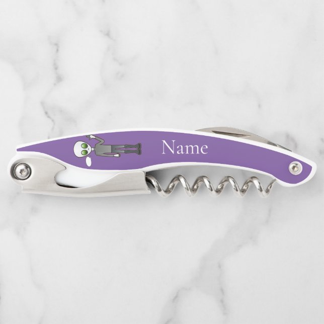 Friendly Waving Alien Thunder_Cove Corkscrew (Front)