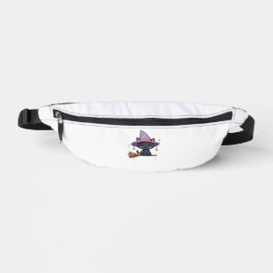 Friendly Witch Hat Cat Cute Pastel Kawaii Hallowe Fanny Pack