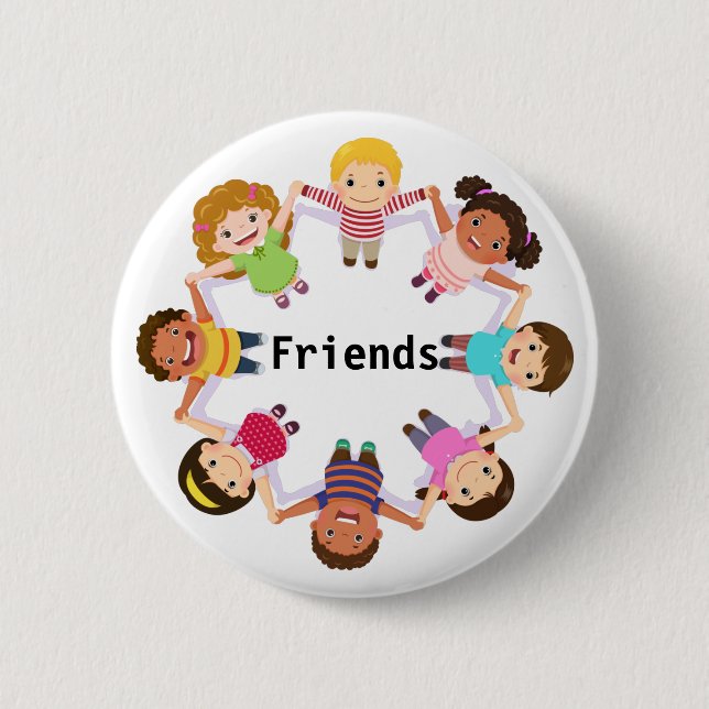 Friends  2 inch round button (Front)