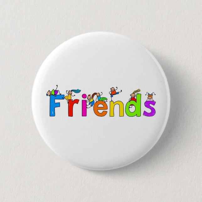 Friends 2 Inch Round Button (Front)