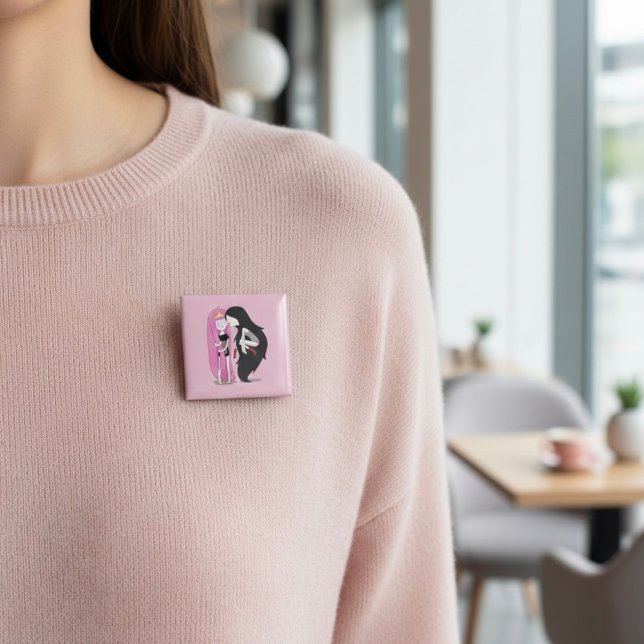 Friends 2 Inch Square Button (Creator Uploaded)