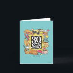 FRIENDS™ | 30 Years Graphic Note Card<br><div class="desc">Commemorate three decades of laughs, love, and unforgettable moments with our exclusive "Friends" 30th Anniversary Graphic! This unique design features iconic symbols from the beloved TV show, including the Central Perk logo, the orange couch, the yellow frame, and Monica's door. Each icon brings a piece of the beloved series to...</div>