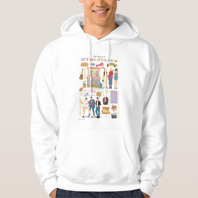 FRIENDS™ | 30 Years of Friendship Hoodie (Front)