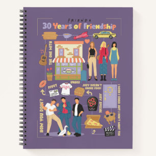 FRIENDS™   30 Years of Friendship Notebook