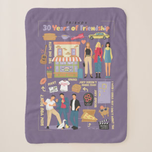 FRIENDS™   30 Years of Friendship Sherpa Blanket