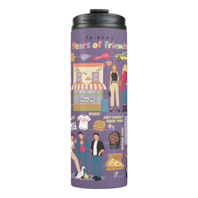 FRIENDS™ | 30 Years of Friendship Thermal Tumbler (Front)