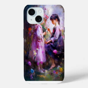 Friends and Flowers 2 iPhone 15 Case
