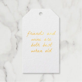 Friends And Wine Gift Tags