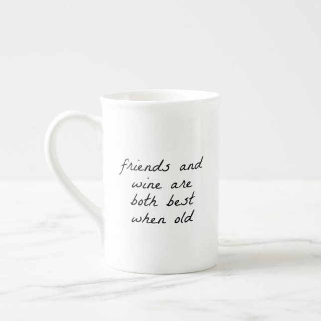 Friends And Wine Specialty Mug (Left)
