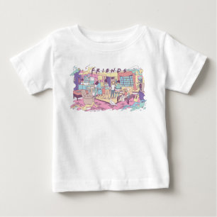 FRIENDS™   Apartment Cartoon Baby T-Shirt