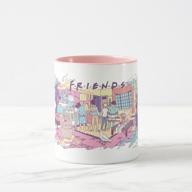 FRIENDS™ | Apartment Cartoon Mug (Center)