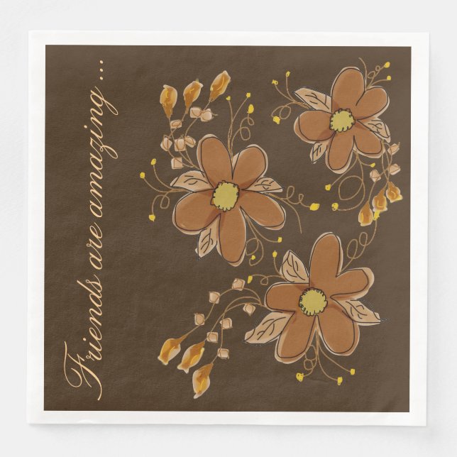 Friends Are Amazing Napkin (Front)