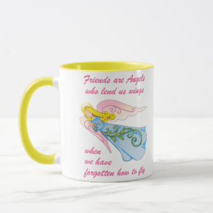 Friends are Angels Mug