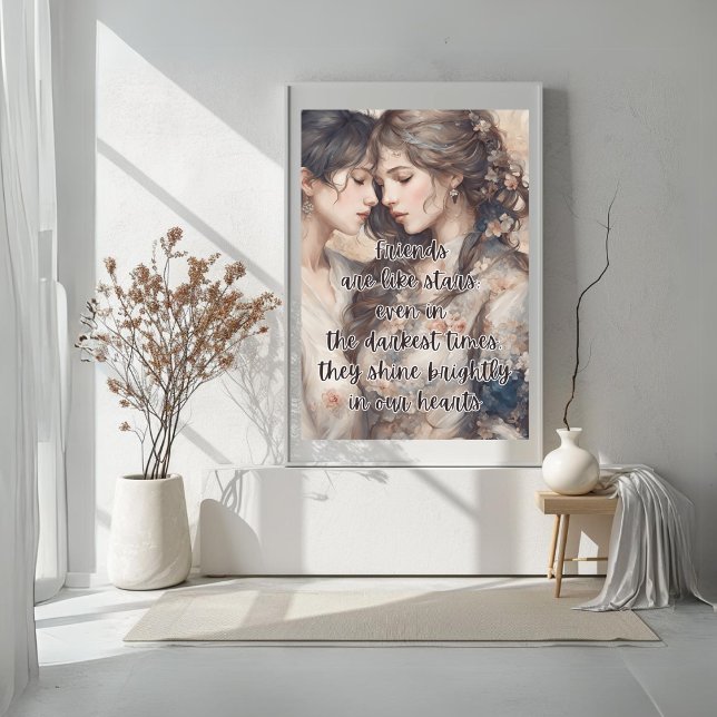 Friends Are Like Stars Poster (Friends Are Like Stars Poster)