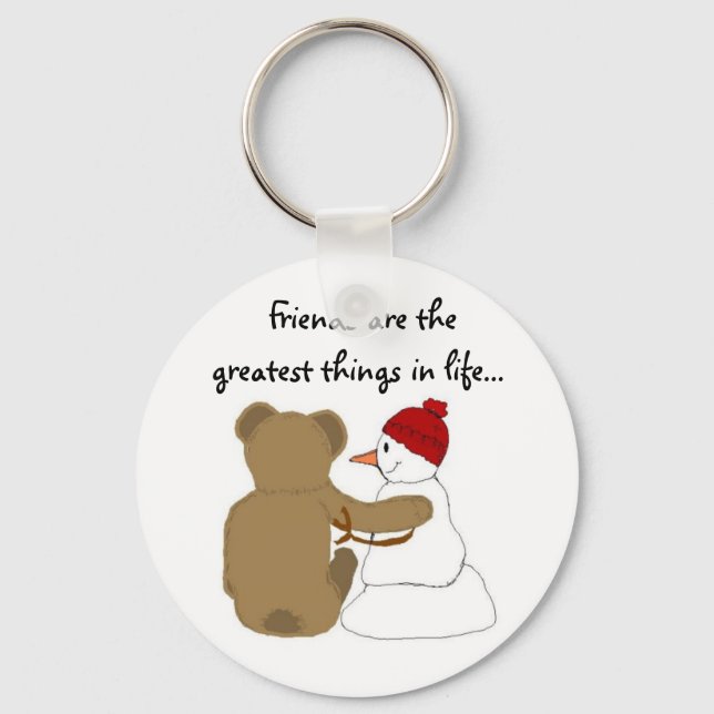 Friends Are The Greatest Keychain (Front)