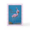 Friend's Birthday Card with Pink Flamingo