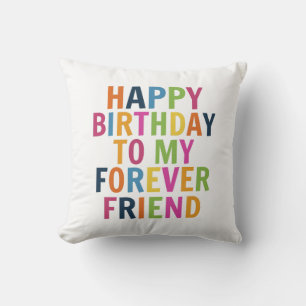 Friends Birthday Throw Pillow