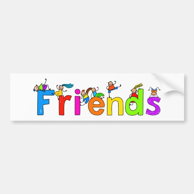 Friends Bumper Sticker (Front)